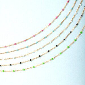 Catbird Candy Chain Necklace (Black)